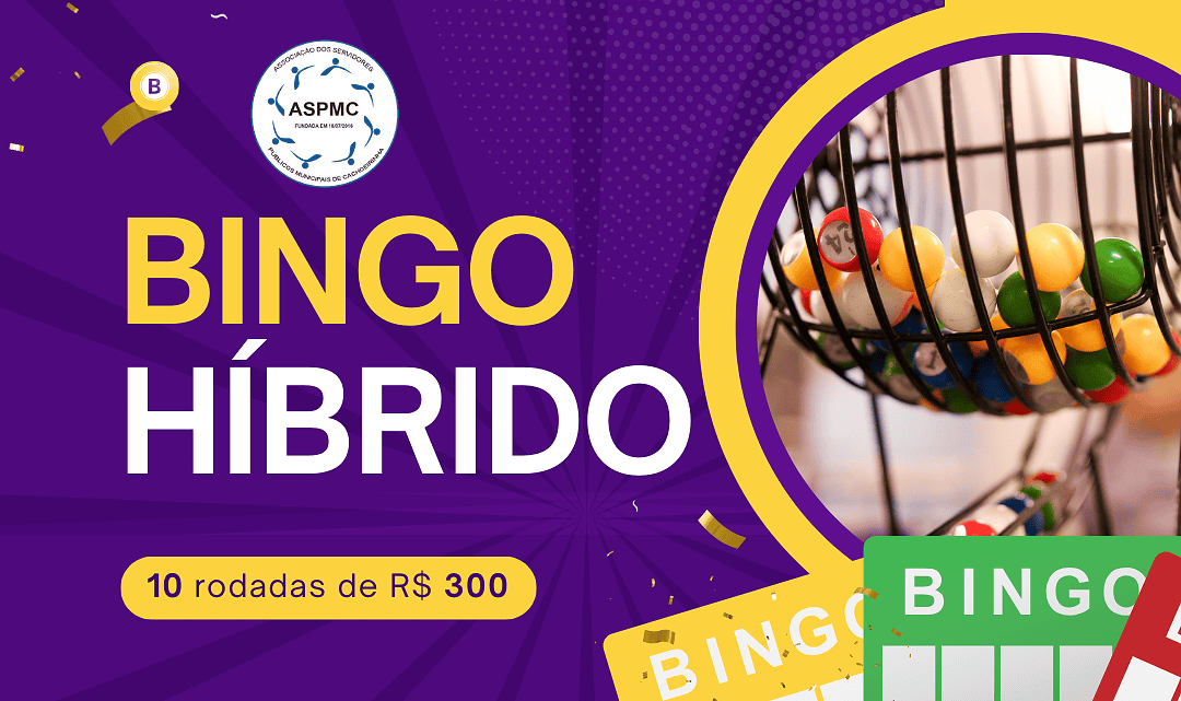 BINGO HÍBRIDO DA ASPMC!